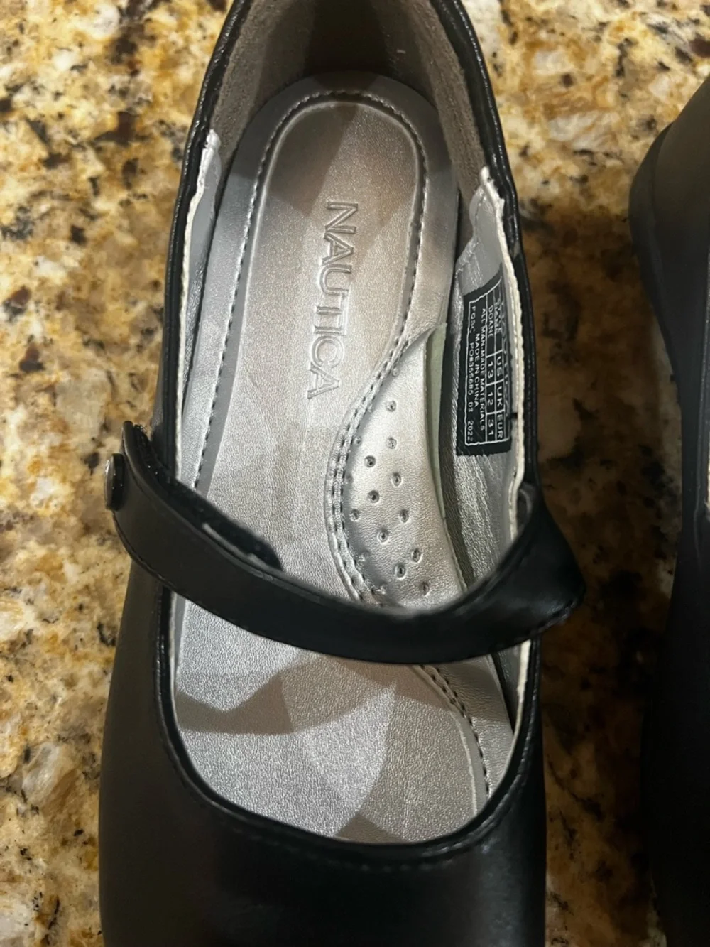 New - Nautica Girls Black Mary Jane Dress Shoes
